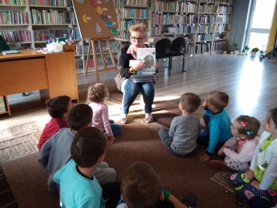 Przedszkolaki z Guźlina z wizytą w Bibliotece 2018_7